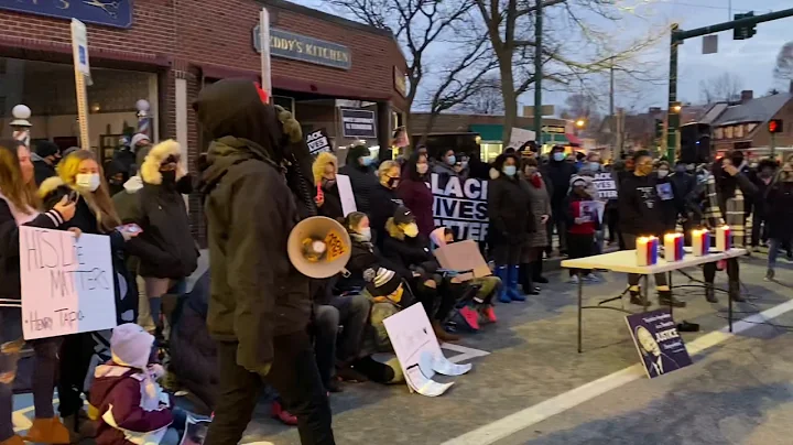 Freedom Fighters lead chant in honor of Henry Tapi...