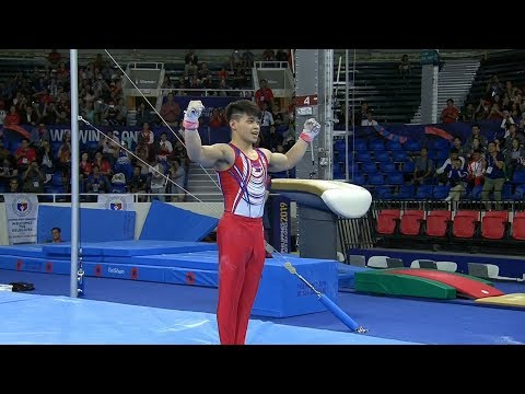 Carlos Yulo concluded his SEAG stint with a silver medal finish in horizontal bar | 2019 SEA Games