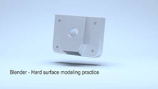 Blender - Hard Surface modeling practice #3