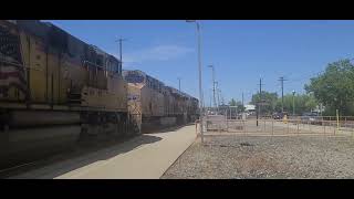 Union Pacific 4789 leads a powermove in Roseville, CA