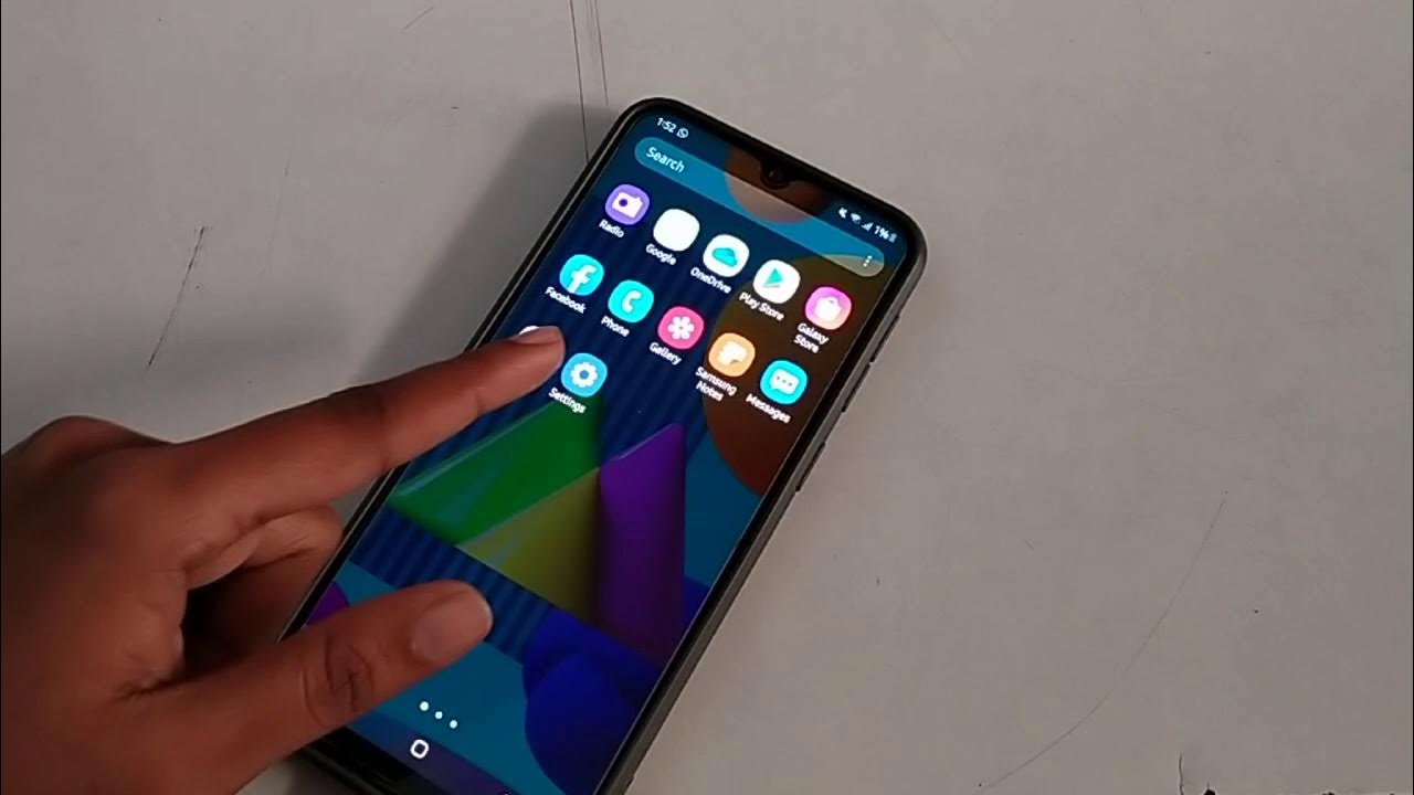 date and time setting samsung M02s How to customise date and time Samsung m02s YouTube