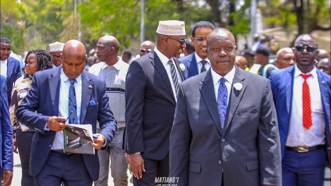 Matiang’i Shocks Everyone with Surprise Appearance at Raila Odinga’s State Funeral