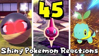 45 Shiny Pokemon Reactions in Legends Arceus