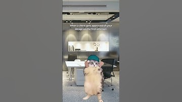 When a client gets approved of your design on the first attempt."