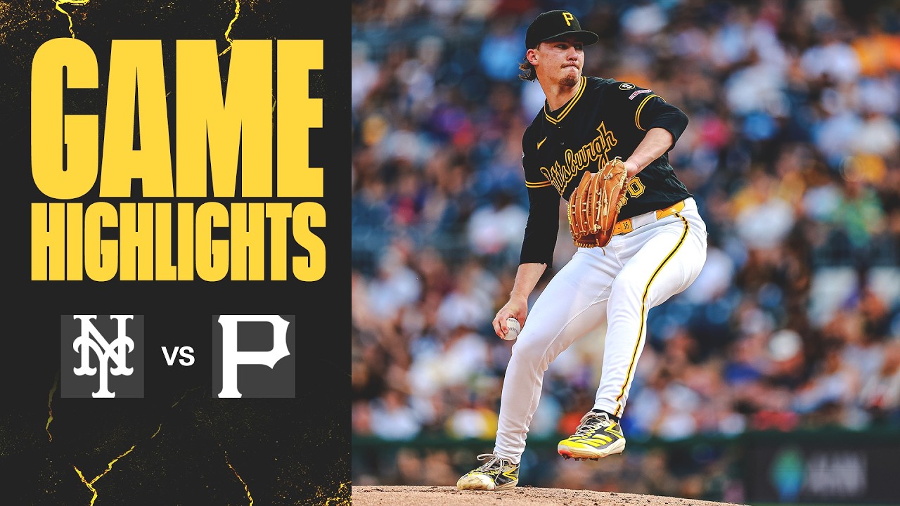 Chandler Tosses 6 Scoreless as Bucs’ Offense Erupts | Mets at Pirates Game Highlights (8/8/26)