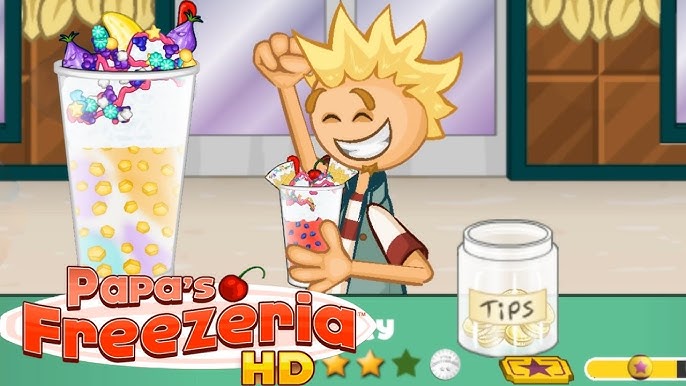 Papa's Freezeria HD Day 20 Customer Cravings Mini Game