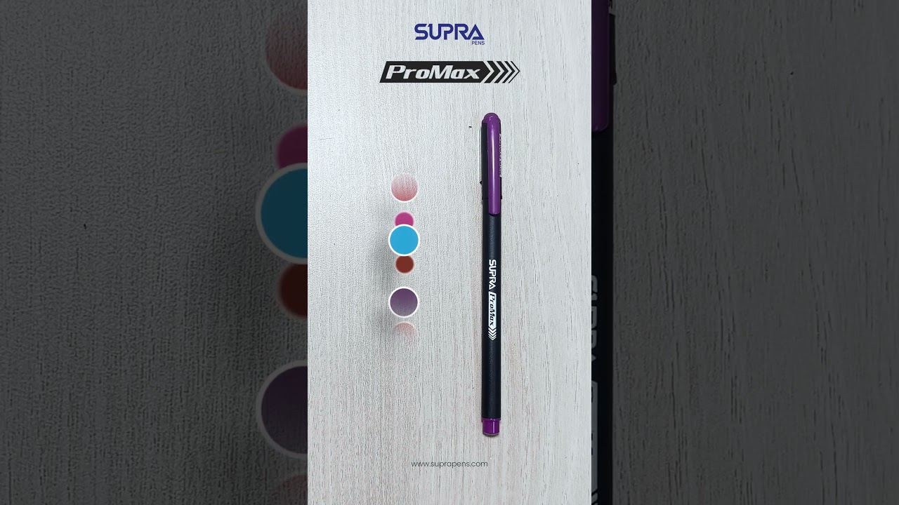 Promax by Supra Pens, Bold Colours & Smooth Writing!
