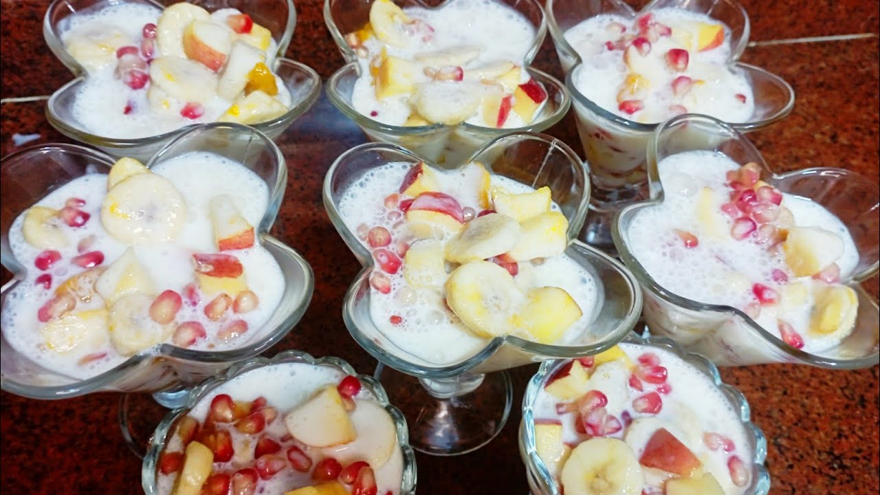 فروت سالاد بالزبادي من مطبخ شيف ايمي 