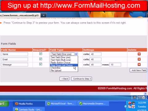 Using a HTML Email Form Generator