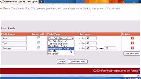 Using a HTML Email Form Generator