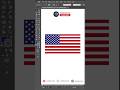 Adobe illustrator 2026 - How to Create USA Flag Geometry ✨ #siddiquivisualart