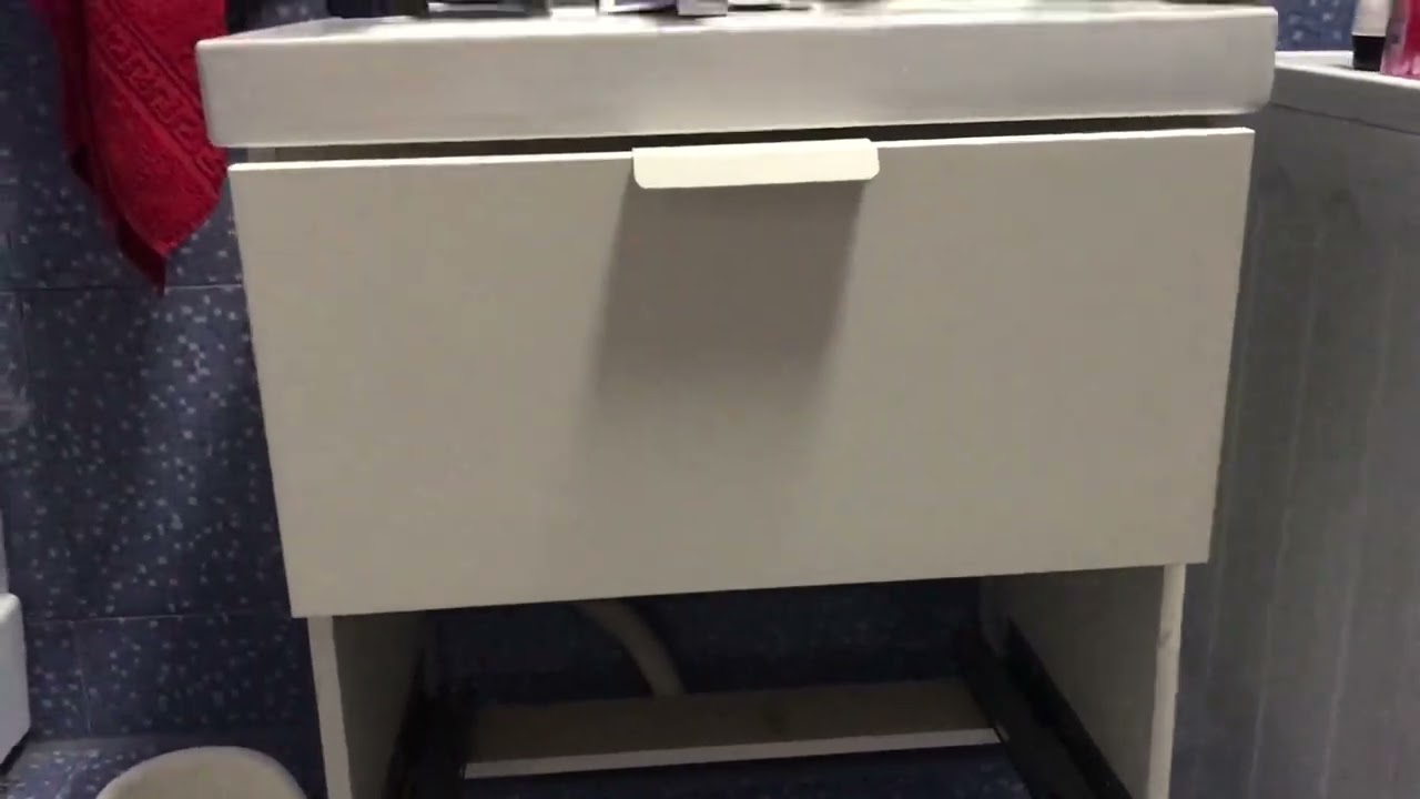 IKEA GOODMORGON sink cabinet как снять ящик с тумбы Икея