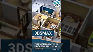 Interior Design Short Course 2Months with Autocad +3ds max +vray- learn Professional Level Training