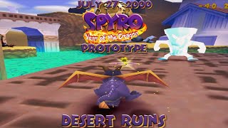 Spyro 3 Year Of The Dragon: Prototype (July 27, 2000) Part 31: Desert Ruins