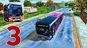 Bus Simulator: EVO - Gameplay Walkthrough | Part 3 - Village City (Android, iOS)