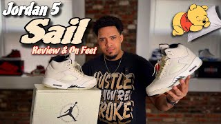 Jordan 5 Sail Will Be Sleepers !! Review & On Feet 👣