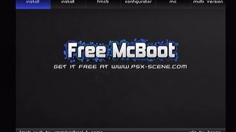 How to install free mcboot on your slim ps2(especi