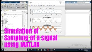 Sampling of signal using MATLAB- with different sampling conditions