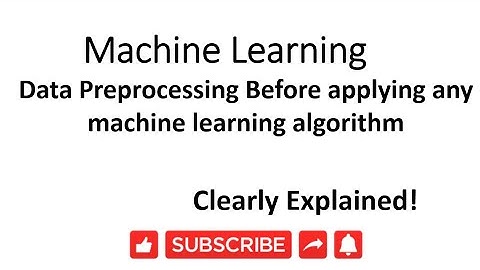 [AI-EN-3] Pre Data Processing techniques in machine learning using Python
