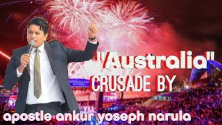 Australia crusade 1st day meeting by ankur yoseph narula ji.  #ankurnarula #bibleverse