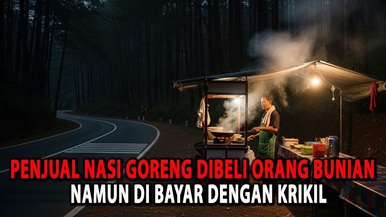JUALAN NASI GORENG DI BELI ORANG BUNIAN DIBAYAR DENGAN KRIKIL YANG BERUBAH JADI UANG