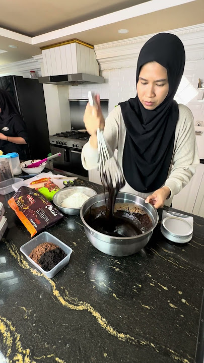 Shyni brownie recipe with tampah sp and floating flour, just stir it without a mixer🥰🥰 #recipe #b...
