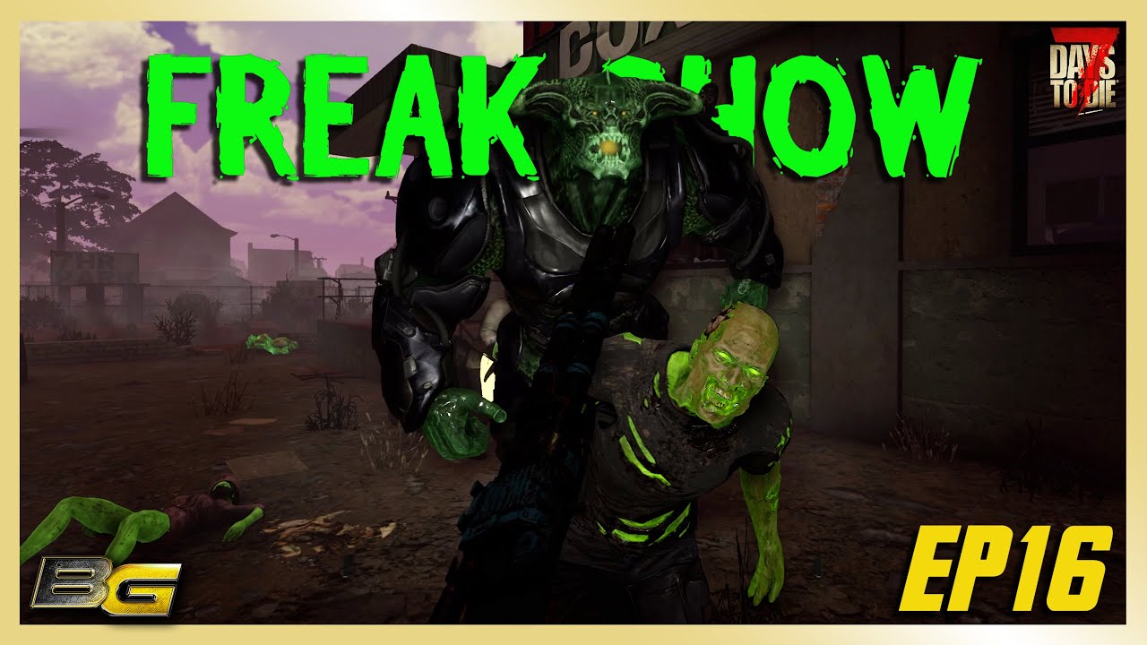 Asylum Mod in 7 Days to Die | Freak Show EP16 | Rare Base Builds & Insane Horde Defense!