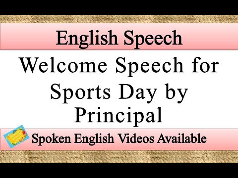 speech on sports day by principal