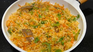 கேரட் சாதம் மணக்க மணக்க இப்படி 5 நிமிசத்தில் செஞ்சு அசத்துங்க /Carrot rice /capsicum carrot rice screenshot 2