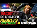 Absolute Chaos! Racist Entitled Drunk Road Rager vs. Police Bodycam