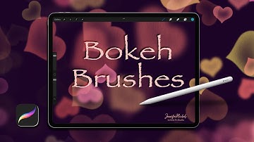 Bokeh Heart Brush in Procreate