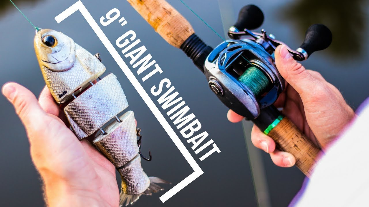 MONSTROUSLY BIG SWIMBAIT CHALLENGE || First Ever Swimbait Fish