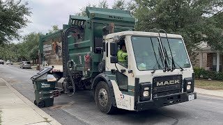 Texas Disposal Systems: Mack LR McNeilus ZR Garbage Truck