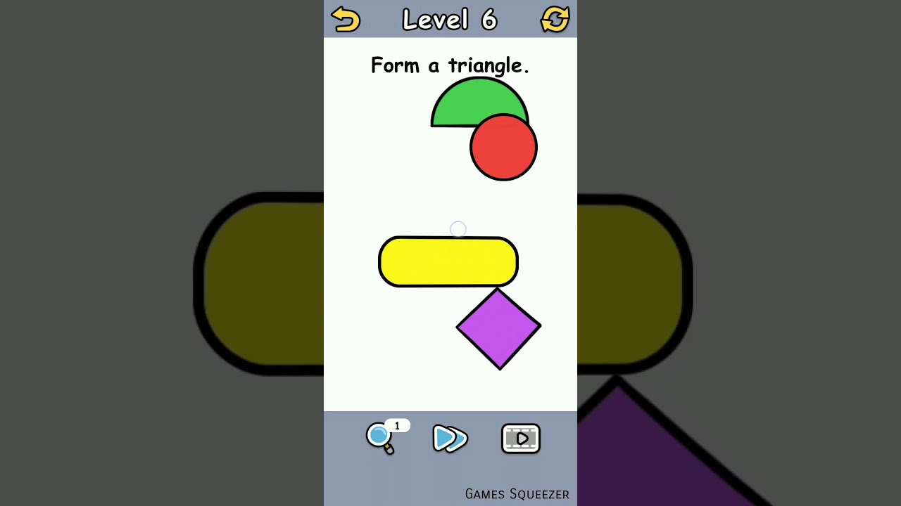 Brain Crack Level 6 | Form A Triangle | Games Squeezer | 