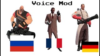 TF2 Character Countries / Native Tongues Mod Plus 2 Bonuses