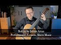 Bolero by julin arcas and lesson for classical guitar