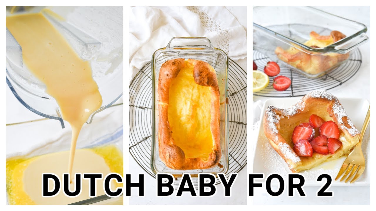 GERMAN PANCAKE FOR TWO | Dutch Baby Recipe