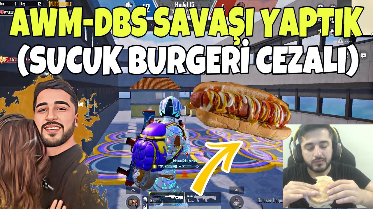 CEZALI AWM-DBS VS. ATTIK, YENİ ÇIKAN SUCUK BURGER KAZANDIM! (YİNE BİR İNTİKAM GÜNÜ)