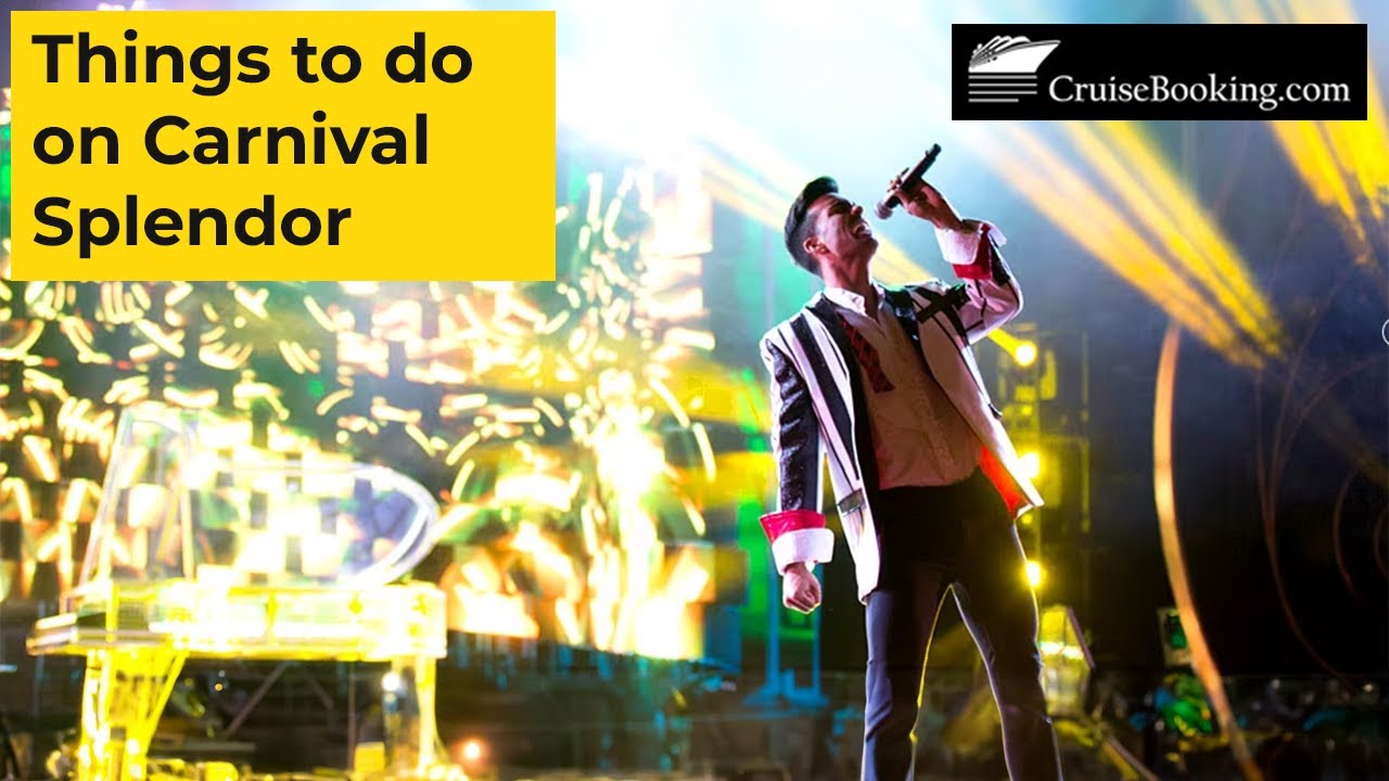 #carnivalcruise  5 Things to do on Carnival Splendor| CruiseBooking.com