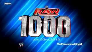 WWE RAW 1,000th Episode Theme Song - 