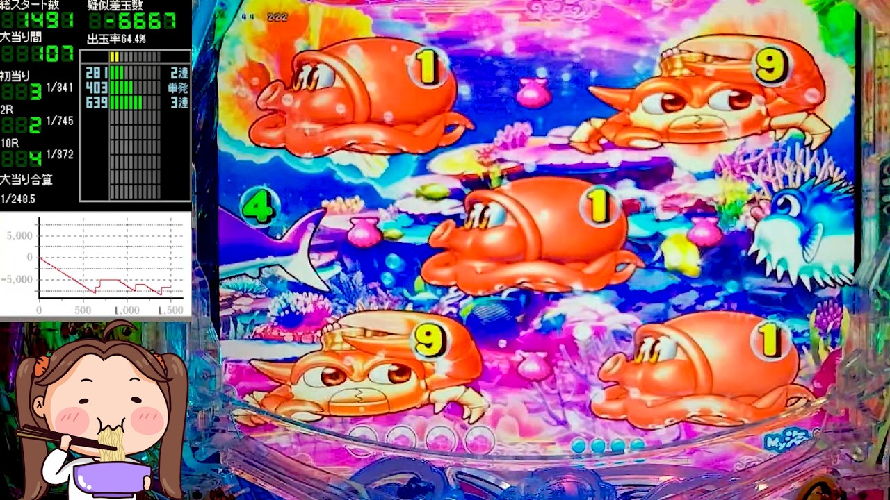 Pスーパー海物語IN沖縄6【沖海6】パチンコライブ配信 海物語ライブ生