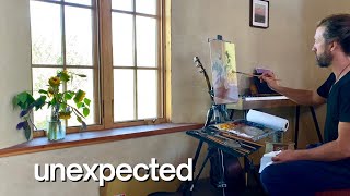 Landscape Painter Attempts Still Life