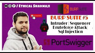 Burp Suite #5 Intruder | Sequencer | Bruteforce attack | Sqli Authentication Bypass