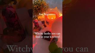 Baby witches : witchy herbs you can find in your kitchen! #witch #witchcraft #webitchery