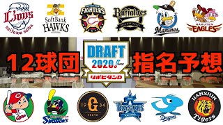 [2020年ドラフト] 2020年ドラフト直前！12球団ドラフト指名予想！今年の注目選手は？