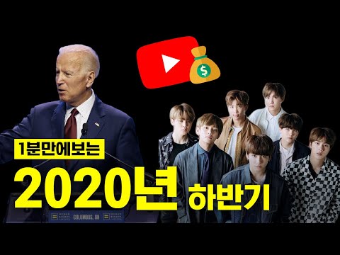 The second half of 2020 in just one minute
