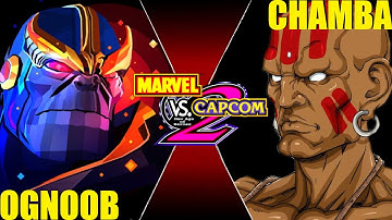 MvC2 Mvci Umvc3 CHAMBA vs OGNOOB (Fightcade)