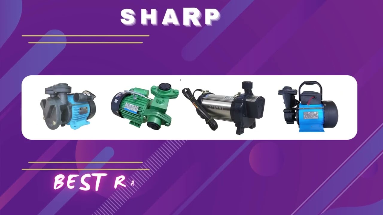 Buy Sharp Water Pump Online-Pumpmaster.in