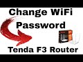 Tenda F3 Wi-Fi Router Setup | Change Wi-Fi Name & Password