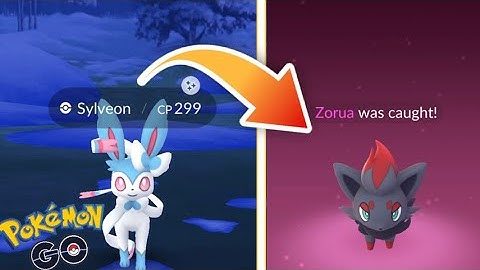 WILD SHINY SYLVEON?! Catching Zorua in Pokémon Go